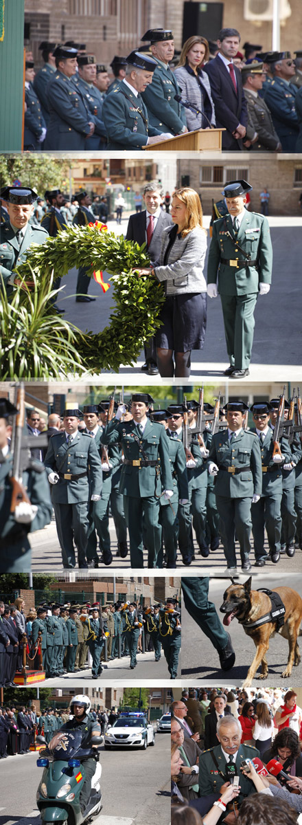 Castellón, oma de posesión del Teniente Coronel  de la Guardia Civil, D. Juan José Miralles