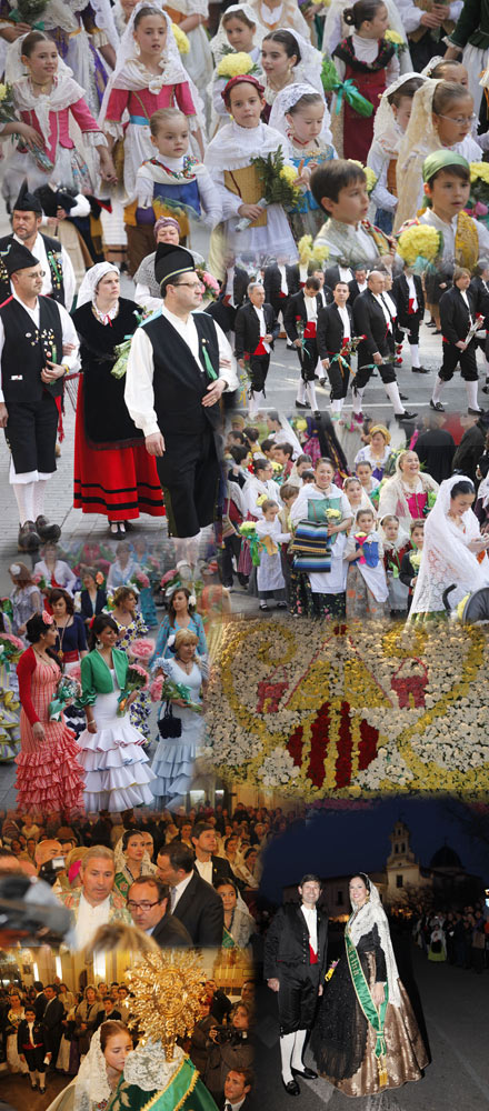 Castellón, Ofrenda de flores, Magdalena 2012 Castellón, Ofrenda de flores, Magdalena 2012