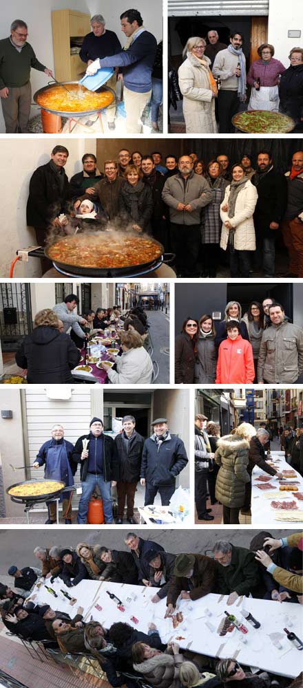 Las paellas de Sant Blai de Castellón Las paellas de Sant Blai de Castellón