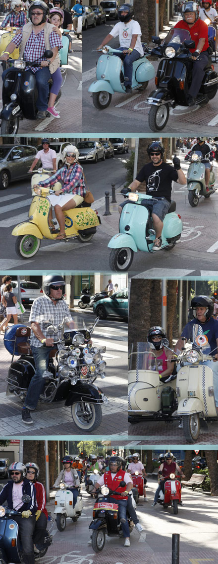 Castellón, Las Vespas en la plaza Huerto Sogueros Castellón, Las Vespas en la plaza Huerto Sogueros
