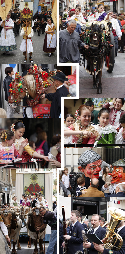 Castellón, Cabalgata infantil anunciadora de las fiestas en honor de la Virgen del Lledó Castellón, Cabalgata infantil anunciadora de las fiestas en honor de la Virgen del Lledó