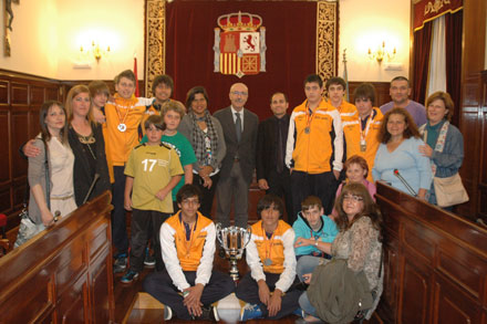Recepción del Club de Voleibol Mediterráneo de Castellón en la Diputación Recepción del Club de Voleibol Mediterráneo de Castellón en la Diputación
