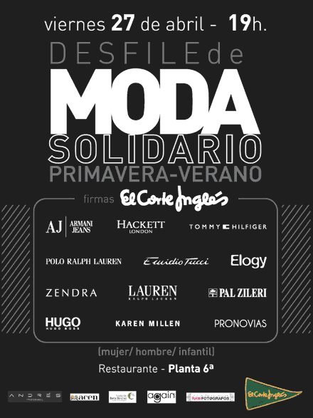 I Desfile de modas solidario de la Fundación Borja Sánchez para niños con lesiones cerebrales I Desfile de modas solidario de la Fundación Borja Sánchez para niños con lesiones cerebrales