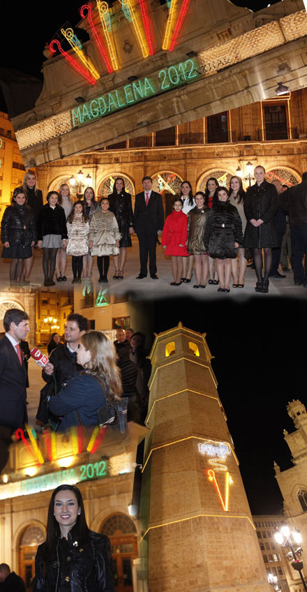 Castellón, luces Magdalena 2012 Castellón, luces Magdalena 2012