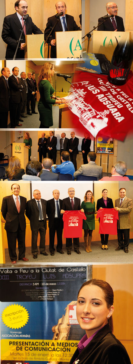 presentación de la Volta a Peu a la Ciutat de Castelló. XIII Trofeu Luís Adsuara presentación de la Volta a Peu a la Ciutat de Castelló. XIII Trofeu Luís Adsuara