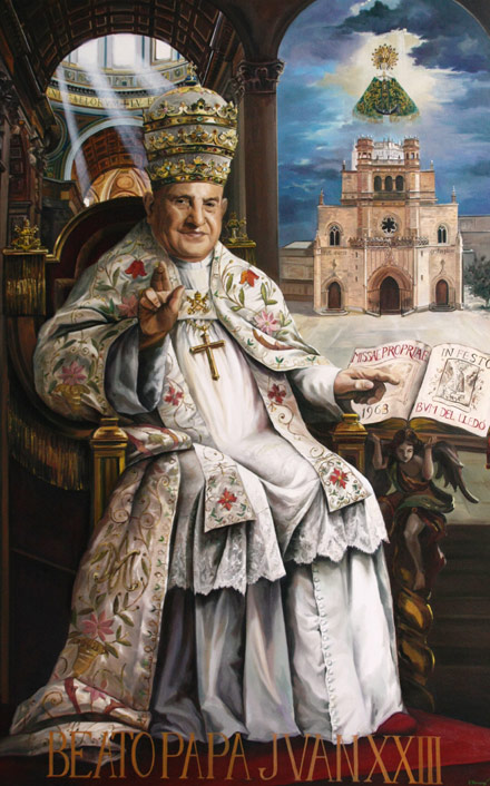 Una pintura del Papa Beato Juan XXIII será bendecida el sábado 4 de mayo en la basílica de Lidón