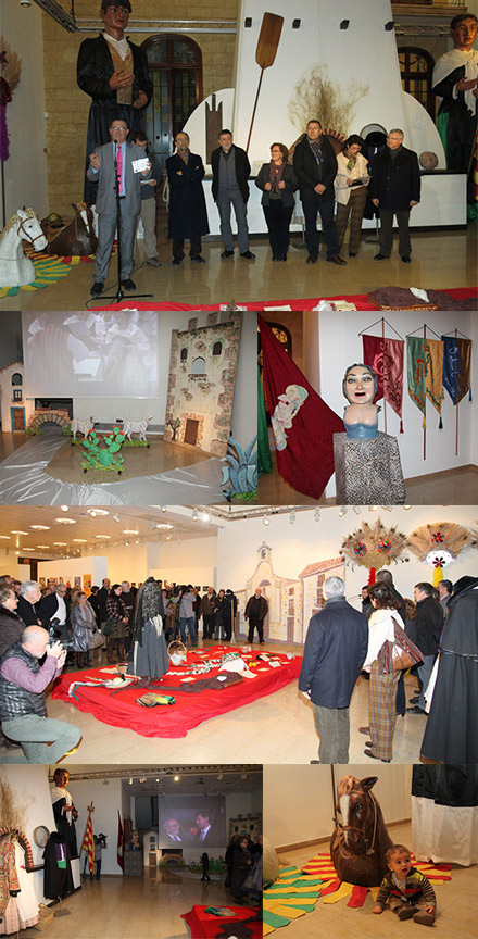 Inauguración de la exposición retrospectiva del Betlem de la Pigà Història d´un comboi Inauguración de la exposición retrospectiva del Betlem de la Pigà Història d´un comboi