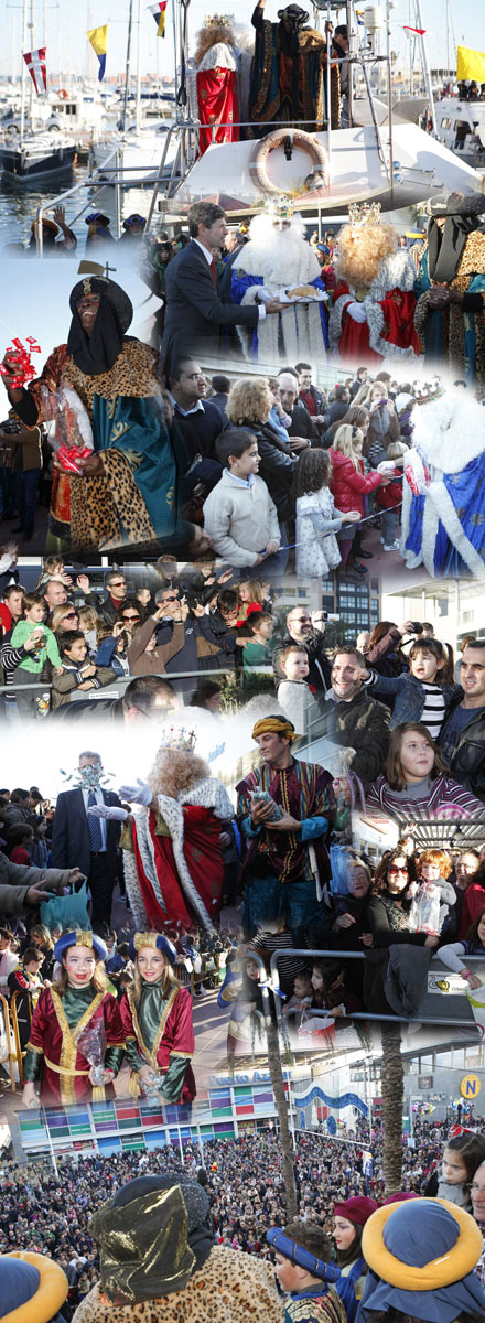 Los Reyes Magos llegan al Grao de Castellón Los Reyes Magos llegan al Grao de Castellón