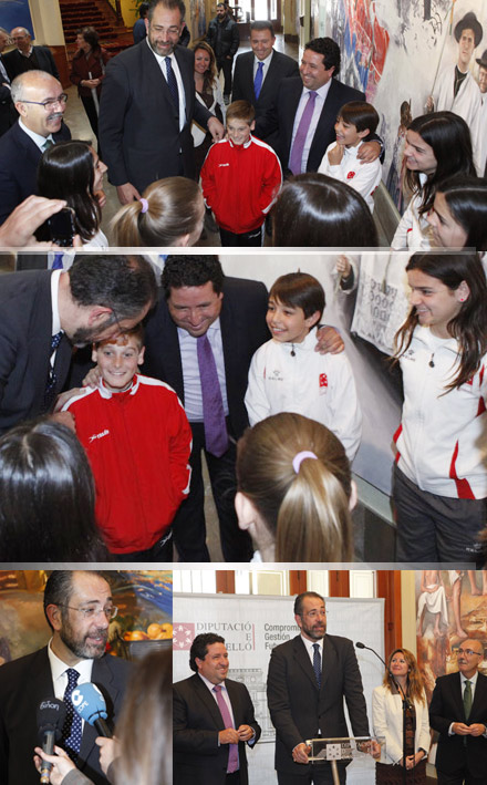 Homenaje a Juan Antonio Orenga en el Palacio Provincial Homenaje a Juan Antonio Orenga en el Palacio Provincial