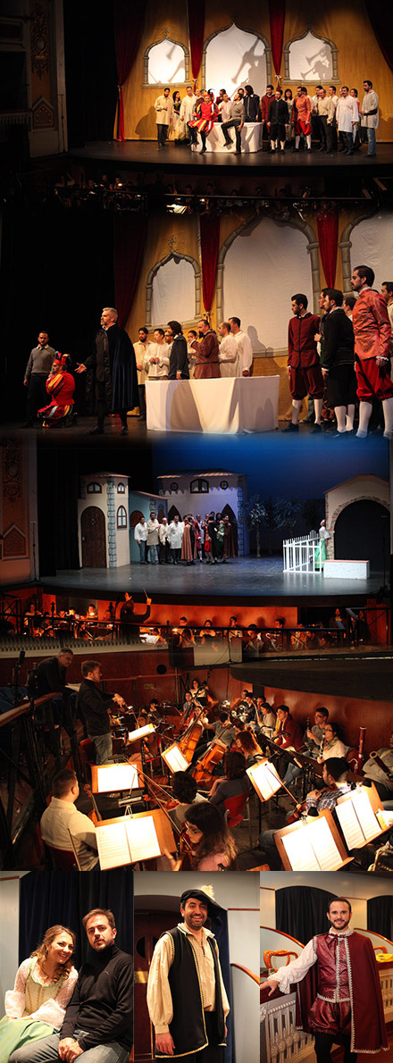 Ensayo general previo al estreno el viernes de Rigoletto