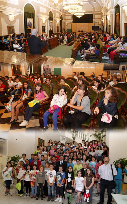Los alumnos del colegio Antonio Armelles visitan el ayuntamiento Los alumnos del colegio Antonio Armelles visitan el ayuntamiento