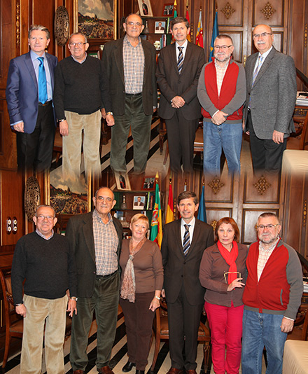 recepción del Alcalde de Castellón, Alfonso Bataller, a los tres celadores que se jubilan del Ayuntamiento de Castellón recepción del Alcalde de Castellón, Alfonso Bataller, a los tres celadores que se jubilan del Ayuntamiento de Castellón