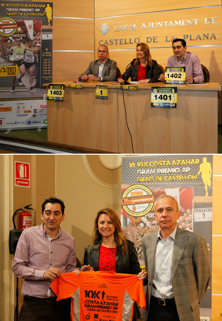 Presentación del VI 10K Costa de Azahar que se disputará el sábado 23 de marzo en el Grau de Castellón