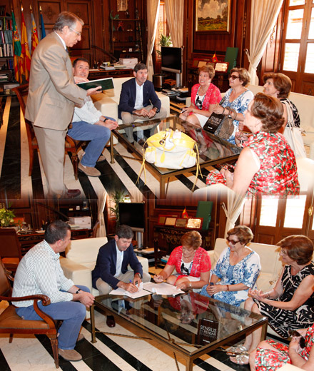Firma de los convenios de colaboración con la Asociación de Bellas Artes y la Asociación Escuela de Artes y Oficios