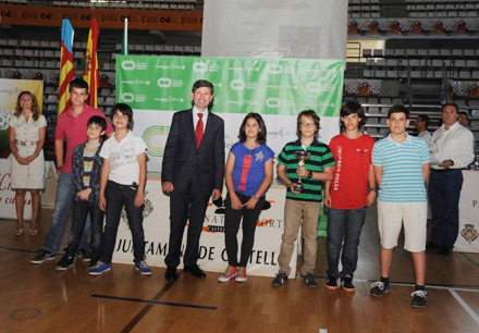 entrega de premios en los XXXIII Jocs Esportius Municipals