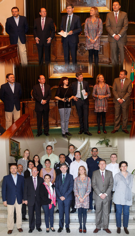 El Alcalde de Castellón ha recibido a la delegación del proyecto César