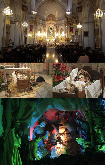 El Belén de la Basílica anuncia el Año Mariano del Lledó El Belén de la Basílica anuncia el Año Mariano del Lledó