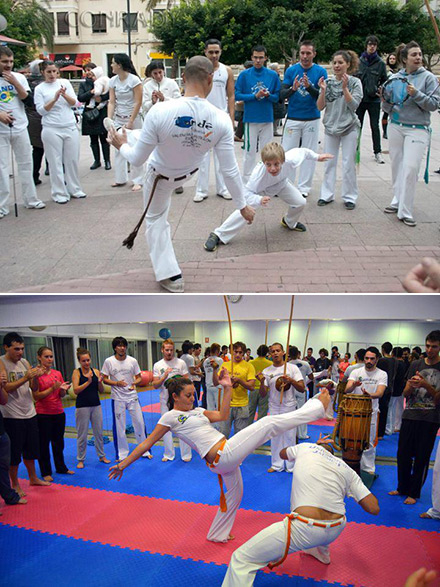 Ronda de Capoeira Castellón por el grupo Iandê Capoeira Ronda de Capoeira Castellón por el grupo Iandê Capoeira