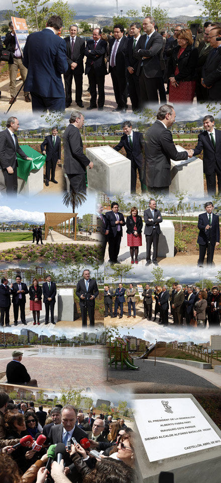 Inauguración del parque del sector 13 de Castellón Inauguración del parque del sector 13 de Castellón