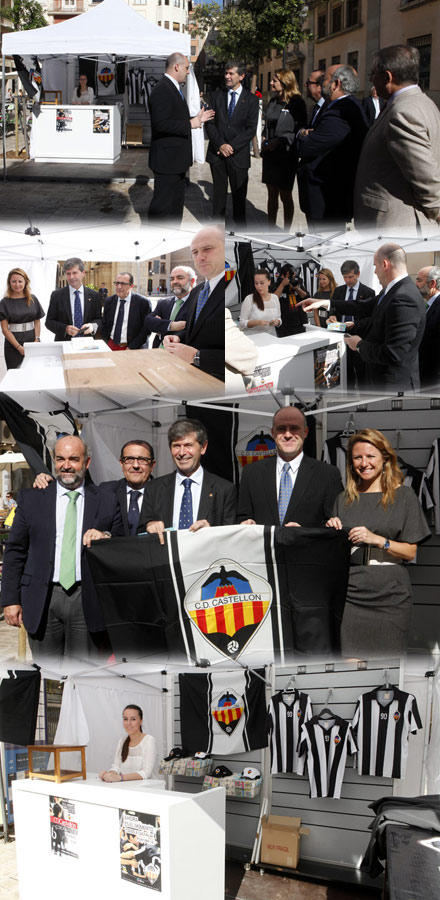 Visita a la carpa del CD Castellón Visita a la carpa del CD Castellón
