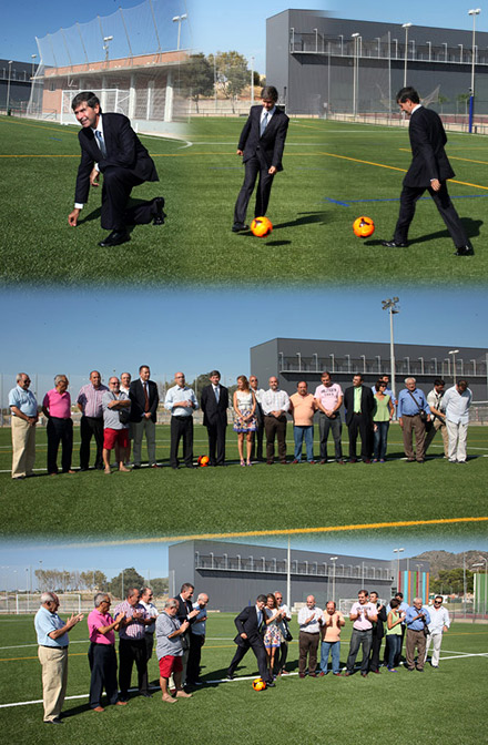 El Ayuntamiento de Castellón acondiciona el campo de fútbol 7, 8 y 11 y de rugby del Parque Deportivo Sindical 