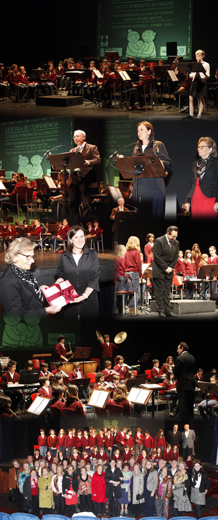Concierto homenaje a los voluntarios de gente mayor con la actuación del grupo instrumental escolar CEIP Herrero Concierto homenaje a los voluntarios de gente mayor con la actuación del grupo instrumental escolar CEIP Herrero