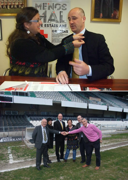 El C.D. Castellón más solidario, con Cruz Roja 