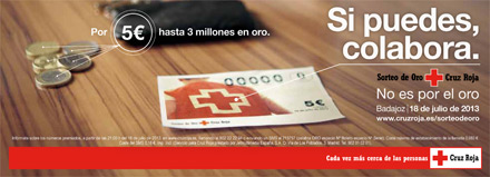 No es por el oro. Si puedes, colabora