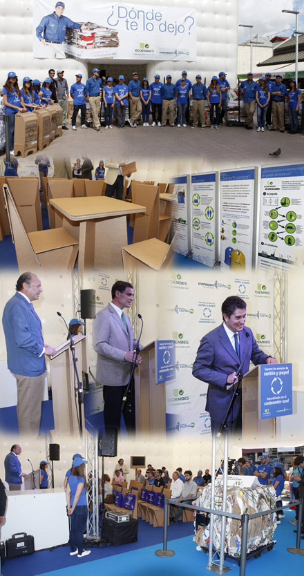 campaña de concienciación sobre reciclaje de papel y cartón  ¿Dónde te lo dejo?