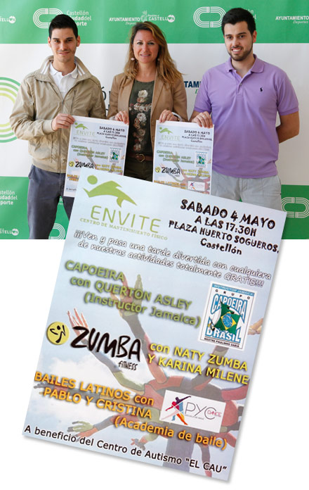Sesiones de zumba, capoeira y bailes latinos el sábado en Huerto Sogueros