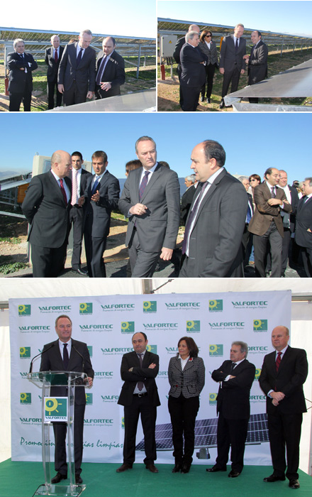Alberto Fabra inaugura en Alfarrasí la instalación fotovoltaica más grande de Valencia Alberto Fabra inaugura en Alfarrasí la instalación fotovoltaica más grande de Valencia