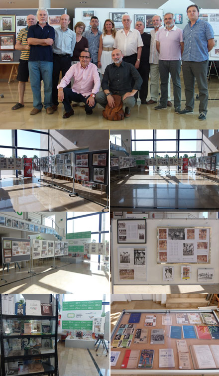 Inauguración de las exposiciones de fotografía de atletismo 1970-1986, de bibliografía antigua de Educación Física y sobre Pierre de Coubertin