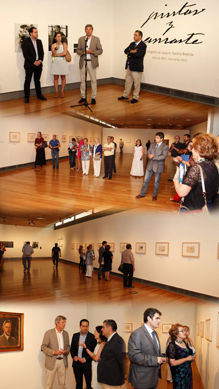 inauguración de la exposición Pintar y amarte, sobre la biografía de Joaquín Sorolla inauguración de la exposición Pintar y amarte, sobre la biografía de Joaquín Sorolla