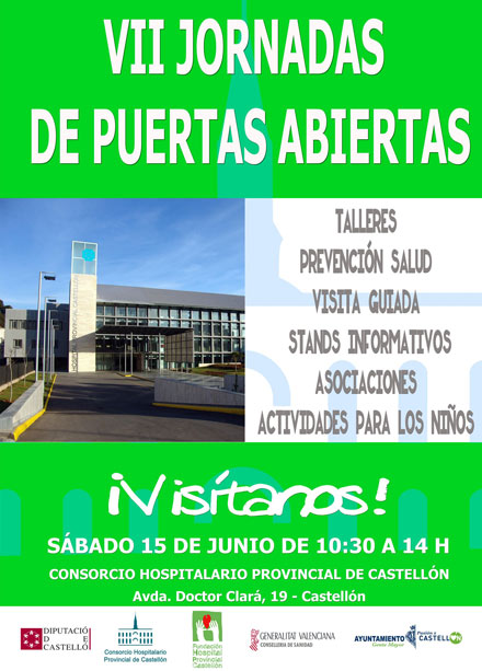 El Hospital Provincial de Castellón celebra el sábado la séptima edición de la jornada de puertas abiertas El Hospital Provincial de Castellón celebra el sábado la séptima edición de la jornada de puertas abiertas