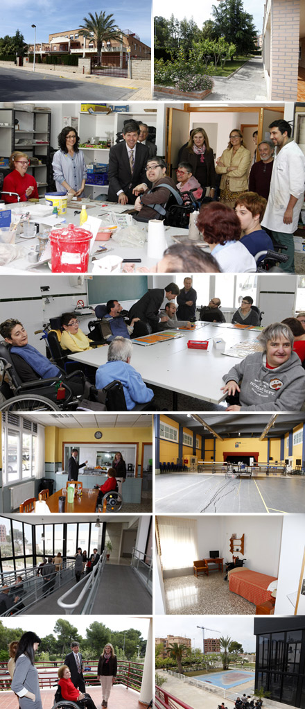 Alfonso Bataller, ha visitado hoy las instalaciones del Maset de Frater