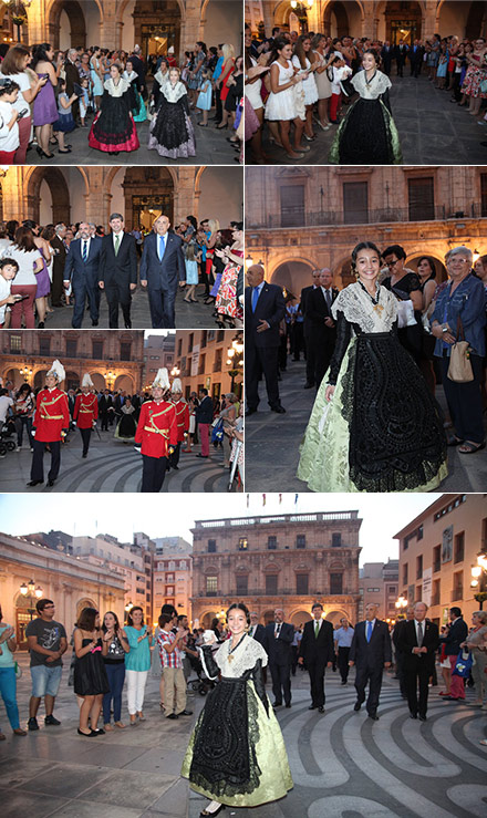 Recorrido de la reina infantil de las fiestas de la Magdalena 2014 Recorrido de la reina infantil de las fiestas de la Magdalena 2014