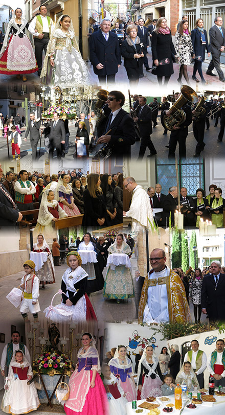 Procesión con motivo de las fiestas en honor a Sant Roc del Pany de Santo Domingo Procesión con motivo de las fiestas en honor a Sant Roc del Pany de Santo Domingo