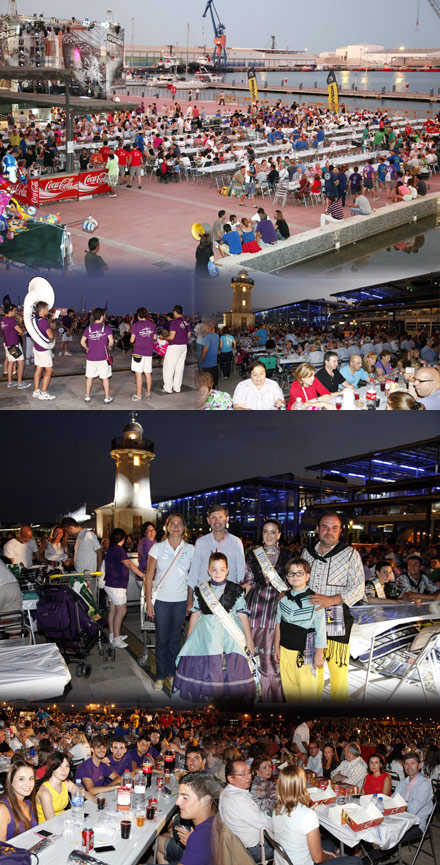 Cena de pa i porta con motivo de las fiestas del Grao de Castellón Cena de pa i porta con motivo de las fiestas del Grao de Castellón