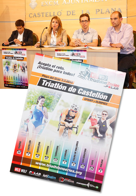 Presentación del Wild Wolf Triathlón Series by Polar, Triatlón de Castellón