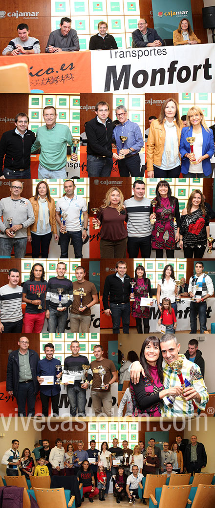 Entrega de premios en Castellón del VI Circuit Terrasfalt Entrega de premios en Castellón del VI Circuit Terrasfalt
