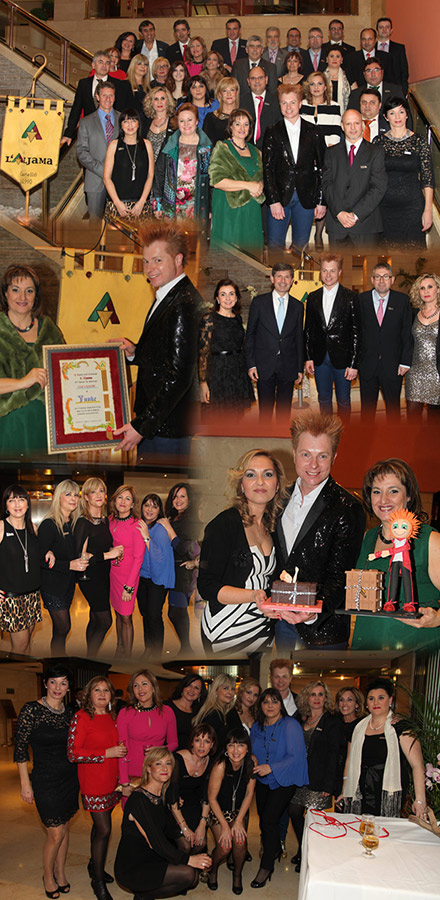 Cena de gala de l’Aljama y entrega del nombramiento de Adelantat al Yunke Cena de gala de l’Aljama y entrega del nombramiento de Adelantat al Yunke