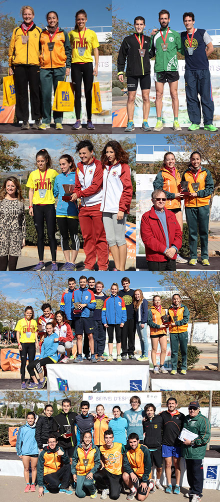 Entrega de premios del Campeonato Autonómico de Deporte Universitario Entrega de premios del Campeonato Autonómico de Deporte Universitario