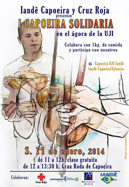I Capoeira solidaria en el Ágora de la UJI I Capoeira solidaria en el Ágora de la UJI