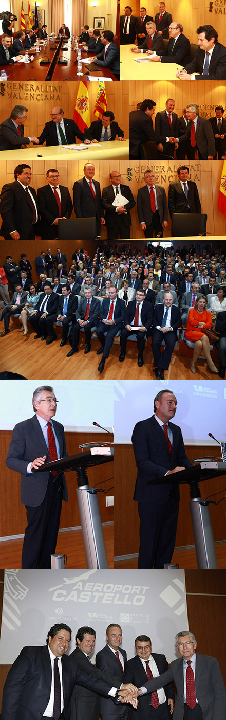 Presentación del proyecto de gestión del Aeropuerto de Castellón por Lavalin Aèroports