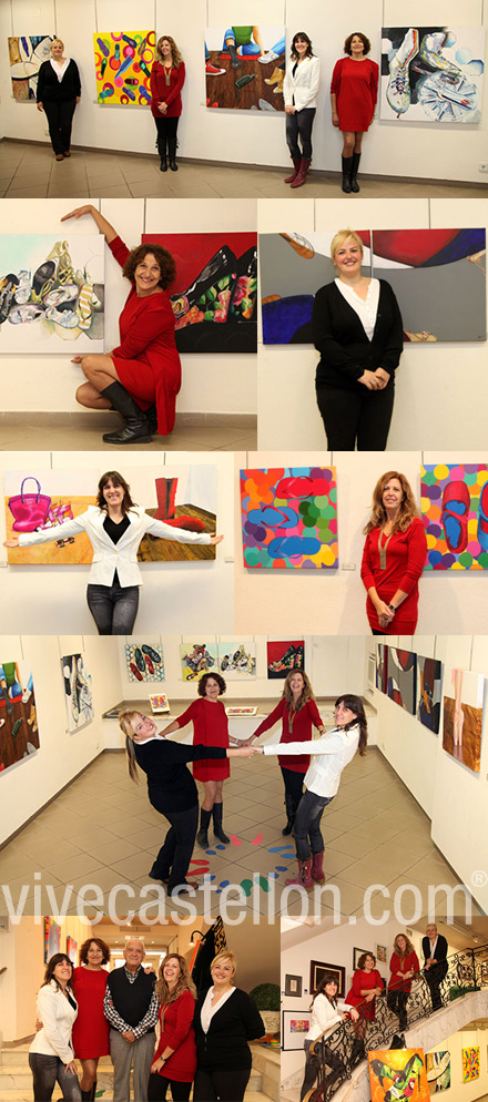 Exposición de pintura en Art Dam, "Del paso al juego" Entre nosotras