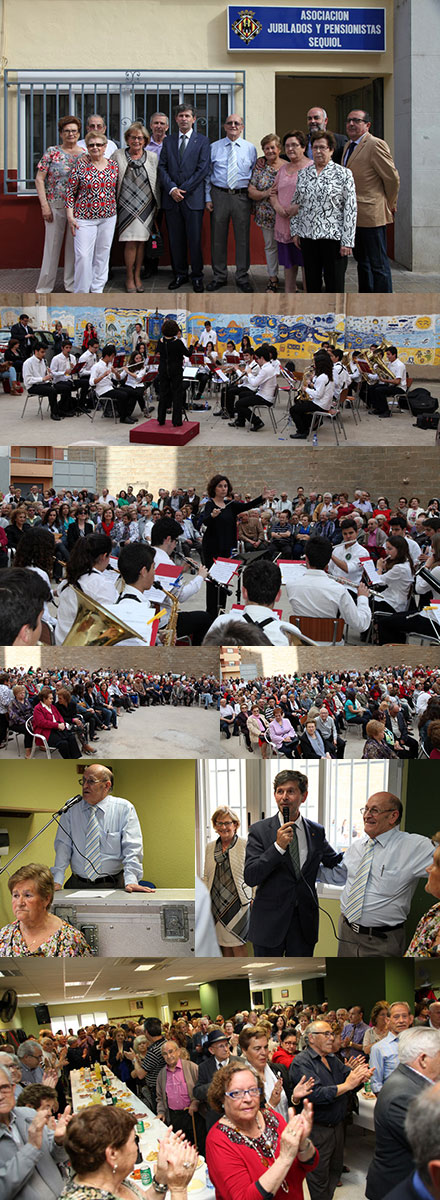 inauguración de la nueva sede del local de la Asociación de Jubilados y Pensionistas Sequiol inauguración de la nueva sede del local de la Asociación de Jubilados y Pensionistas Sequiol