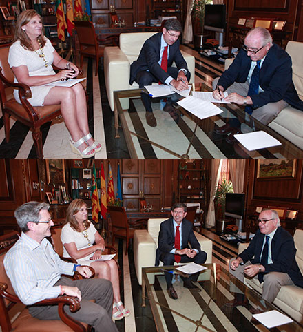 Firma del convenio entre el Ayuntamiento de Castellón y  el Colegio de Abogados