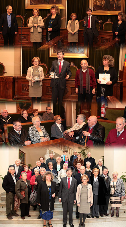 Visita al ayuntamiento de Castellón de matrimonios que cumplen sus Bodas de Oro del Alto Palancia Visita al ayuntamiento de Castellón de matrimonios que cumplen sus Bodas de Oro del Alto Palancia