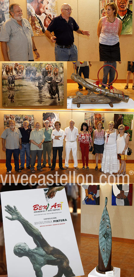 Exposición de escultura y pintura en el Edificio Moruno del Grao de Castellon Exposición de escultura y pintura en el Edificio Moruno del Grao de Castellon