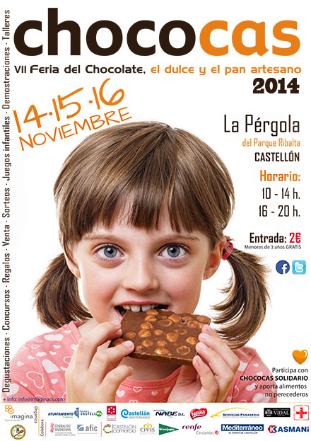 Chococas, VII Feria del Chocolate, el Dulce y el Pan Artesano en Castellón